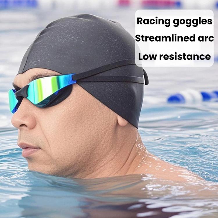 JAZERO Adult Racing Anti-Fog HD Swimming Goggles, Outdoor Training Glasses For Men Women