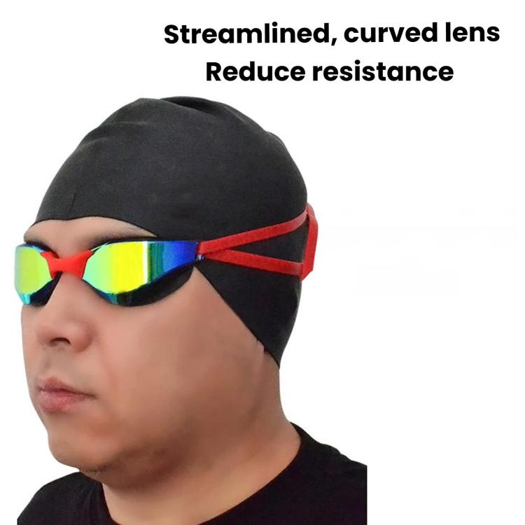 JAZERO Adult Racing Anti-Fog HD Swimming Goggles, Outdoor Training Glasses For Men Women