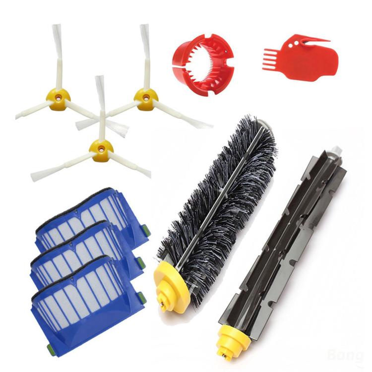 10 In 1 Replacement Parts For iRobot Roomba 600 Series 690 650 620 630 651 655 614 Vacuum Replenishment Kit, 10 In 1