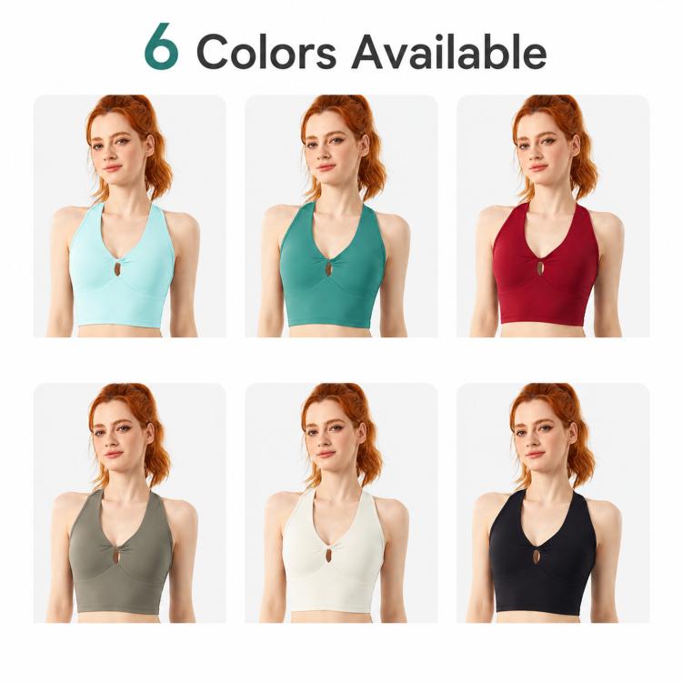 Women Sports Vest With Built-In Cups Yoga Top Running Bra & Fitness Sports Bra, S, M, L, XL