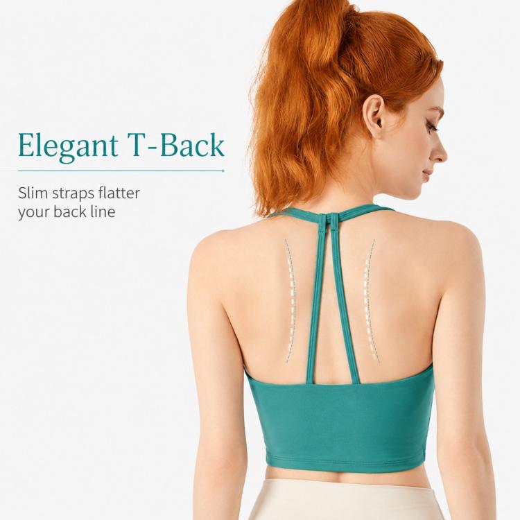 Women Sports Vest With Built-In Cups Yoga Top Running Bra & Fitness Sports Bra, S, M, L, XL