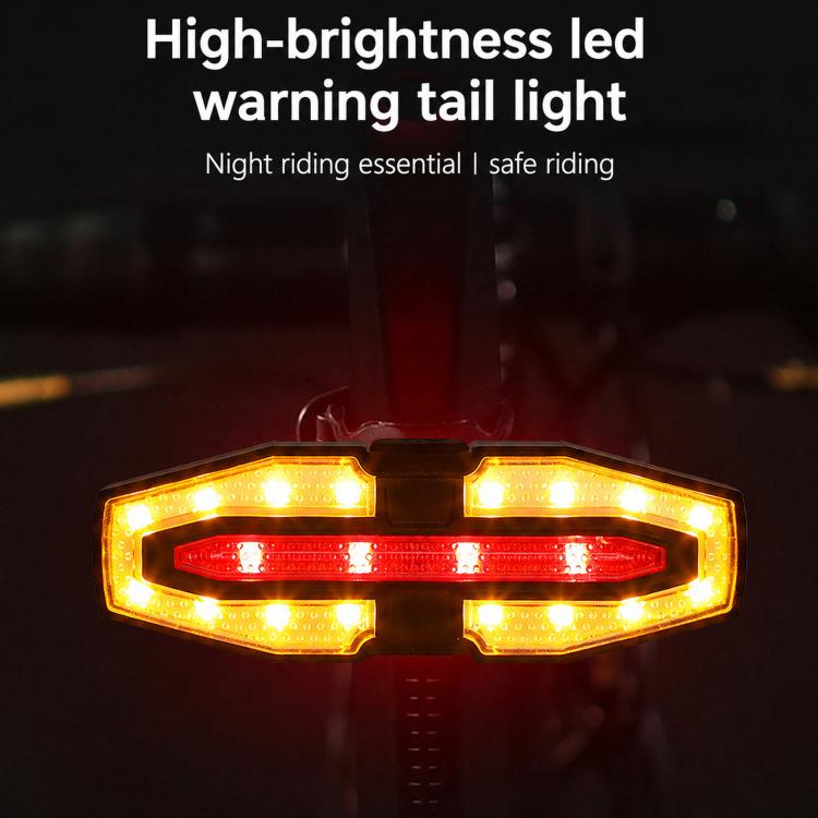 LY-5510 Bicycle Remote Control Warning Tail Light Left & Right Turning Signal Light For Night Riding