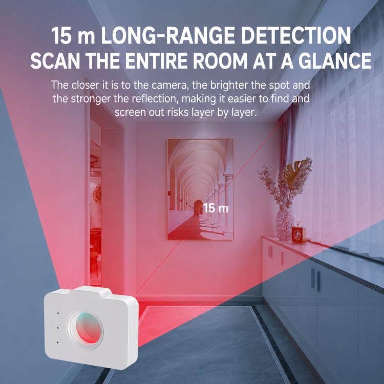 TC200 Anti-Spy Camera Detector Infrared Hotel Privacy Finder Device, TC200