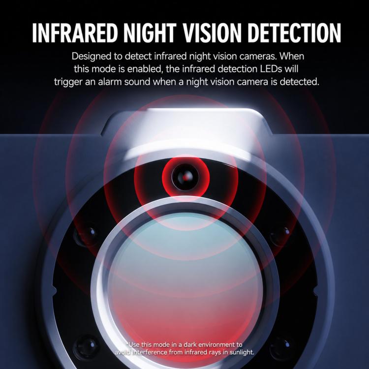 TC200 Anti-Spy Camera Detector Infrared Hotel Privacy Finder Device, TC200