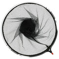 LINNHUE Titanium Alloy Fishing Landing Net Head Rubber Coated Snagless Mesh Dip Net Replacement, 30cm Fine Mesh, 35cm Fine Mesh, 35cm Light Fine Mesh, 40cm Coarse Mesh, 45cm Coarse Mesh