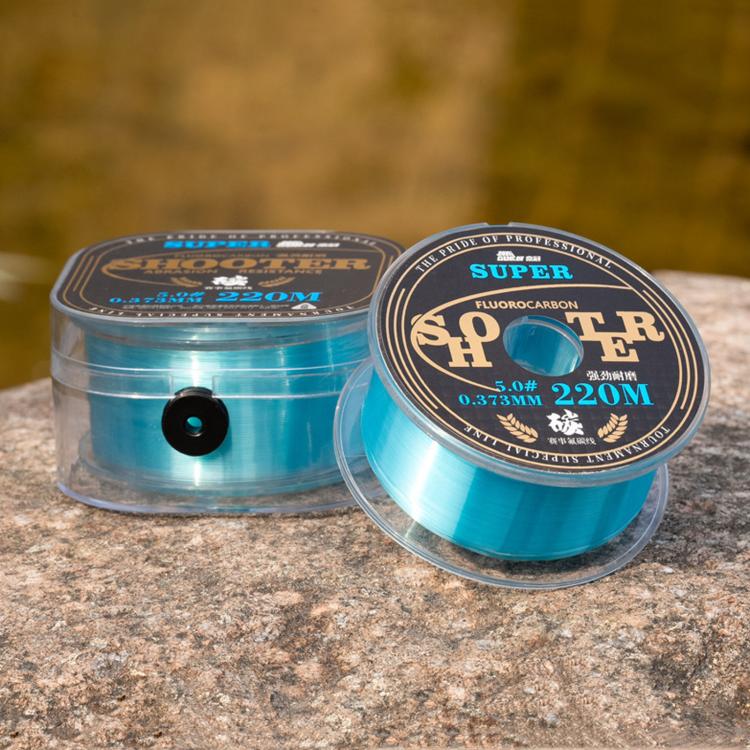 NAIGUAN Fluorocarbon Fishing Line Abrasion Resistant Invisible Carbon Lure Leader Line, No. 0.8, No. 1.0, No. 1.2, No. 1.5, No. 2.0, No. 2.5, No. 3.0, No. 4.0, No. 5.0, No. 6.0