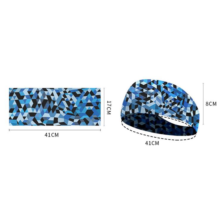 Kids Sweat-Wicking Quick-Dry Headband Milk Silk Widened Sports Running Hair Band