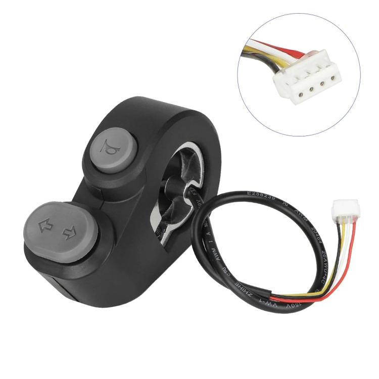 For Segway Ninebot MAX G2 Horn & Turn Signal Switch Assembly Electric Scooter Handlebar Control Button, Horn & Turn Signal Switch