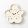wozoom Flower Shaped Wall Clock Silent Creamy Style Decorative Clock, Minimalist Beige, Minimalist Red, Swing Red With Second Hand, Swing Beige, Swing Red, Swing Green