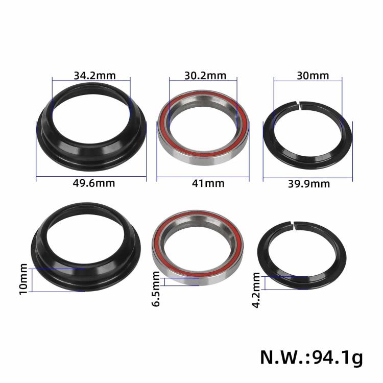 6-Piece Electric Scooter Headset Steering Bearing Kit For KuKirin G2 Pro/G2 Master/G3 Pro/T3, Headset Steering Bearing Kit