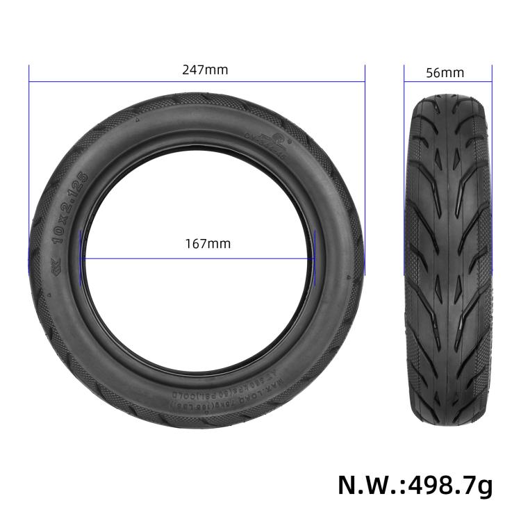 10x2.125 Electric Scooter Pneumatic Tire For Segway Ninebot F20 F25 F30 F40, Inner Tube Only, Outer Tire Only, Inner + Outer Tire Set