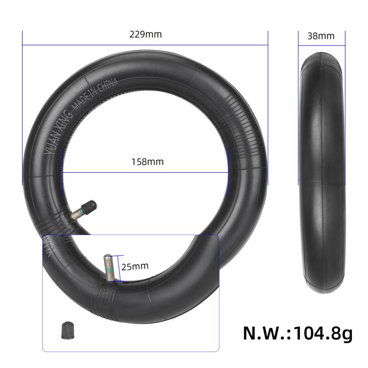 10x2.125 Electric Scooter Pneumatic Tire For Segway Ninebot F20 F25 F30 F40, Inner Tube Only, Outer Tire Only, Inner + Outer Tire Set
