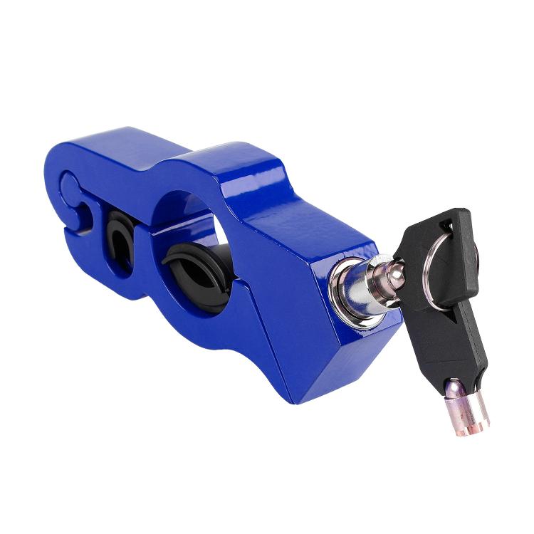 CNC Aluminum Handlebar Grip Lock Universal Anti-Theft Brake Lever Lock for Electric Scooters, Motorcycles
