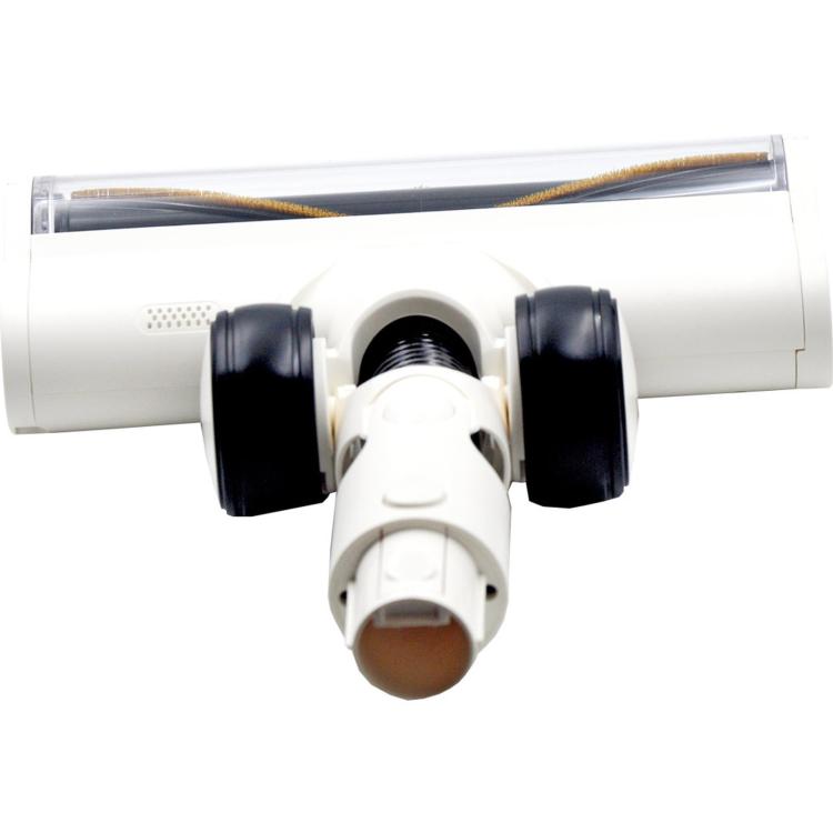 Motorized Floor Brush Head For Dreame R10 / R20 / R30 / T10 / T20 Vacuums With Green Dust-Detecting Light, White