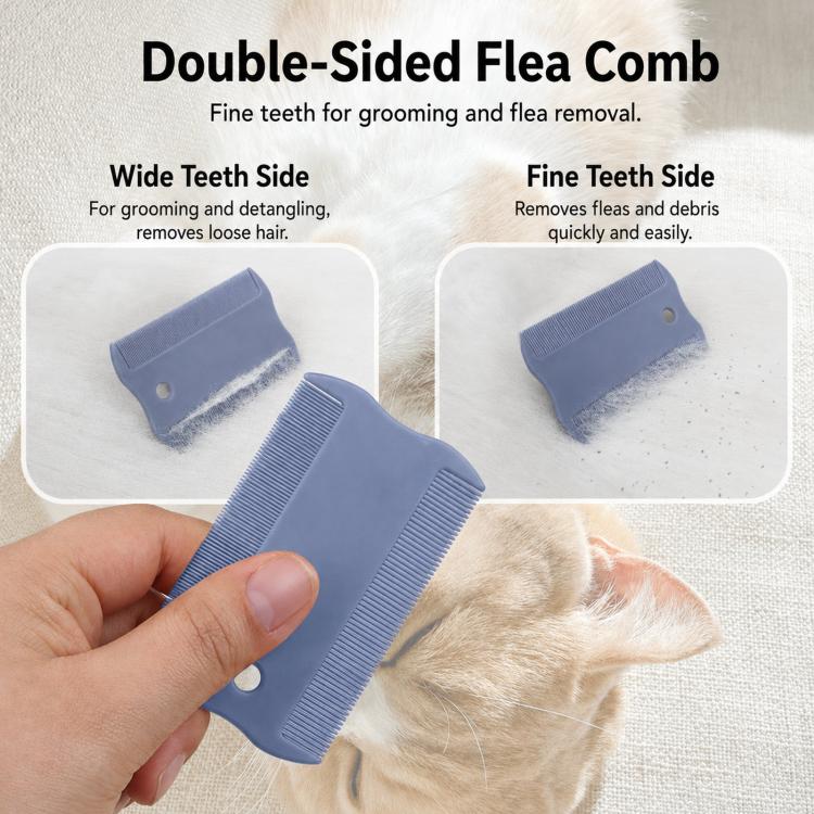 10-Piece Pet Tick Remover Kit with Magnifying Glass Tweezers, Lasso Pen, Flea Comb, 10-Piece Kit