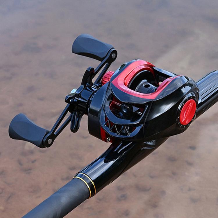 Baitcasting Fishing Reel 7.2:1 Gear Ratio 12-Speed Magnetic Brake System Long Casting Smooth Reel, Plastic Line Cup Blue Left Hand, Plastic Line Cup Blue Right Hand, Plastic Line Cup Red Left Hand, Plastic Line Cup Red Right Hand                       ...
