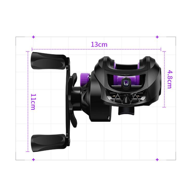 Baitcasting Fishing Reel 7.2:1 Gear Ratio 12-Speed Magnetic Brake System Long Casting Smooth Reel, Plastic Line Cup Blue Left Hand, Plastic Line Cup Blue Right Hand, Plastic Line Cup Red Left Hand, Plastic Line Cup Red Right Hand                       ...