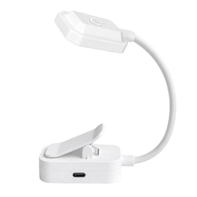3 Color Temperature LED Clip On Lamp Eye-Caring Reading Light For Student Dormitory, 600mAh, Battery Not Include