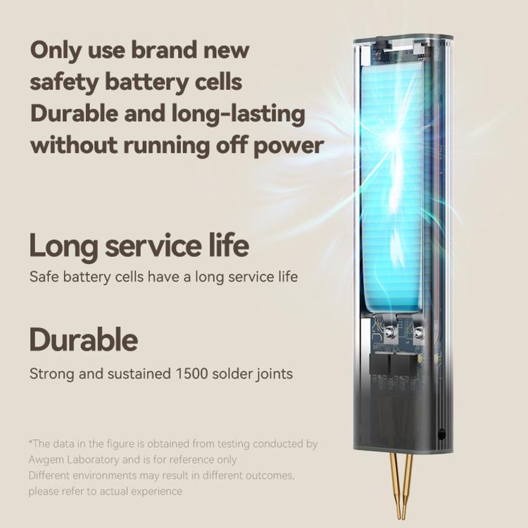 Awgem AS2 Portable Spot Welder with Screen Double Pulse 90 Gears Handheld Battery Welder, AS2