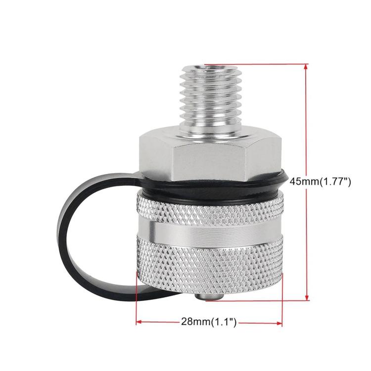 Car Modification Quick-rotating Aluminum Alloy Drain Valve, M12 x 1.25, M12 x 1.5, M12 x 1.75, M14 x 1.25, M14 x 1.5, M16 x 1.5, M20 x 1.5, 1/2-20