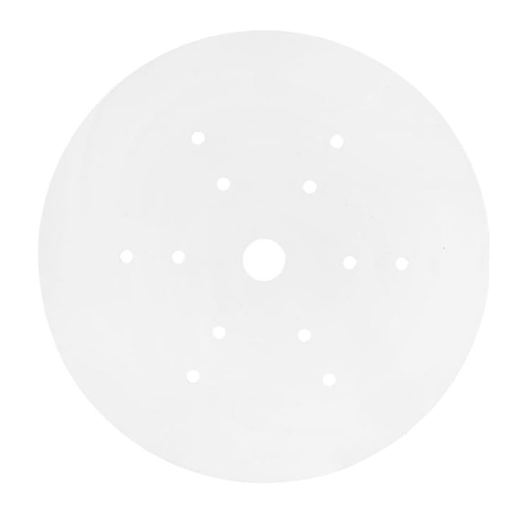 7.47-inch Clear Acrylic Round Fish Tank Lid Circular Aquarium Anti-Jumping Cover with Center Feeding Hole & Ventilation Pores, YX258
