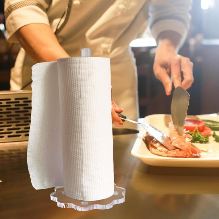 Clear Acrylic Paper Towel Holder Napkin Dispenser for Kitchen, Bathroom, Dining Table, YX256