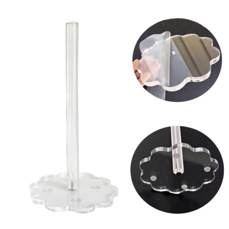 Clear Acrylic Paper Towel Holder Napkin Dispenser for Kitchen, Bathroom, Dining Table, YX256