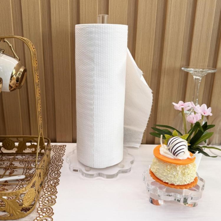 Clear Acrylic Paper Towel Holder Napkin Dispenser for Kitchen, Bathroom, Dining Table, YX256