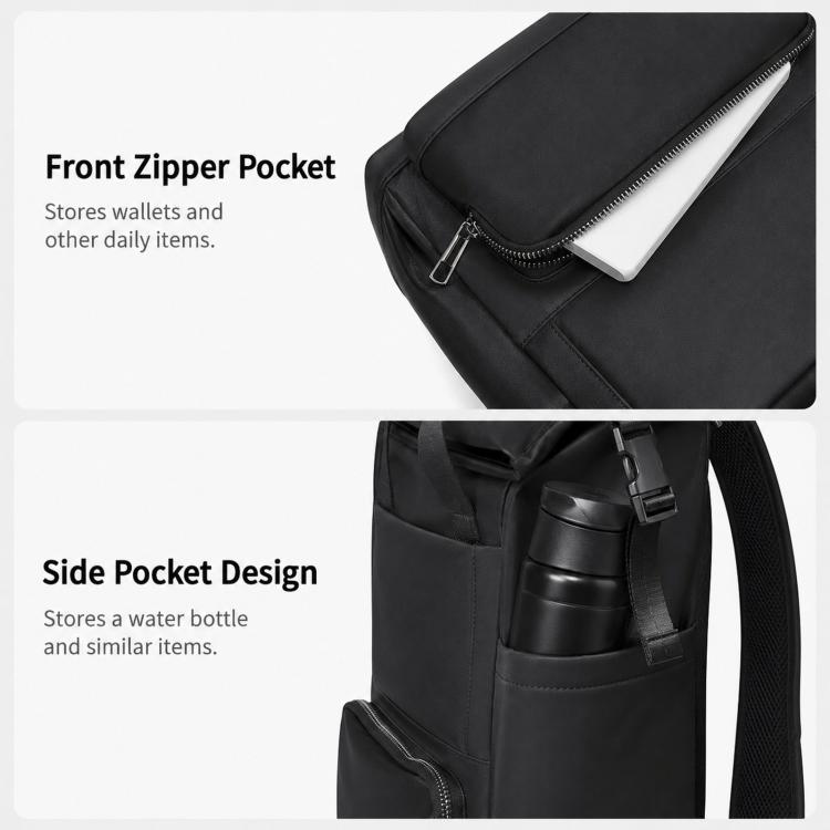 REMOID Casual Business Laptop Backpack Water Resistant Travel Commute Daypack