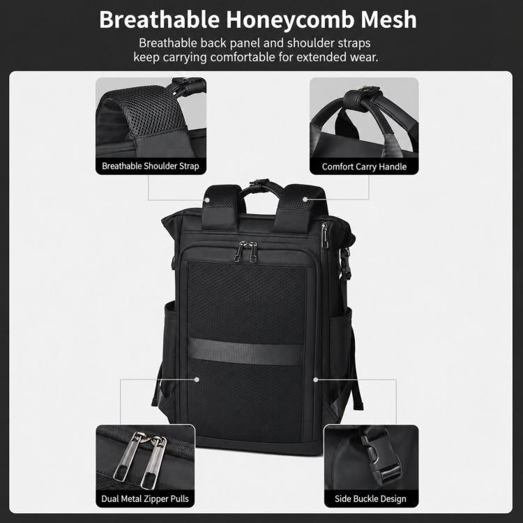 REMOID Casual Business Laptop Backpack Water Resistant Travel Commute Daypack
