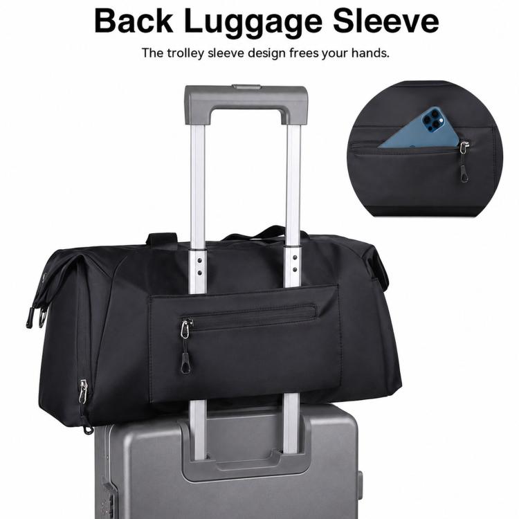 REMOID T19 Sports Gym Bag Water Resistant Travel Bag With Shoe Compartment