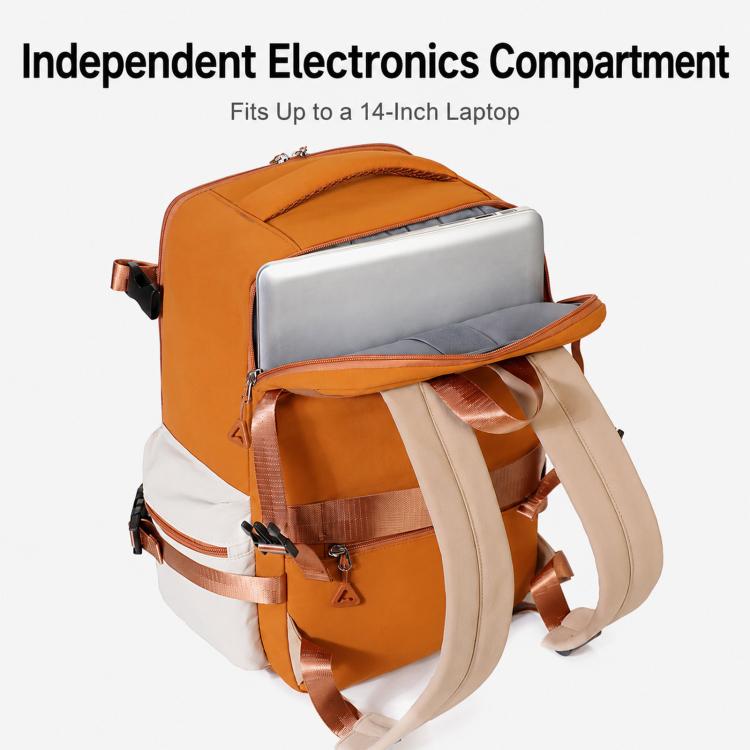 REMOID Travel 14 inch Notebook Laptop Backpack 180 Degree Opening Carry On Bag
