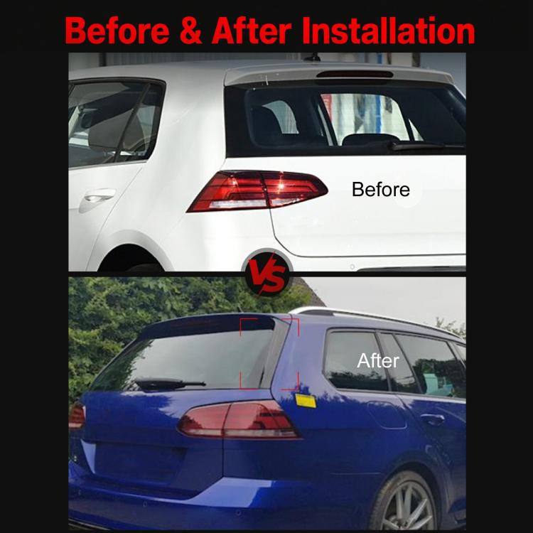 For Volkswagen Golf 7 Variant / Wagon 2013-2019 Car Rear Spoiler Modification Part