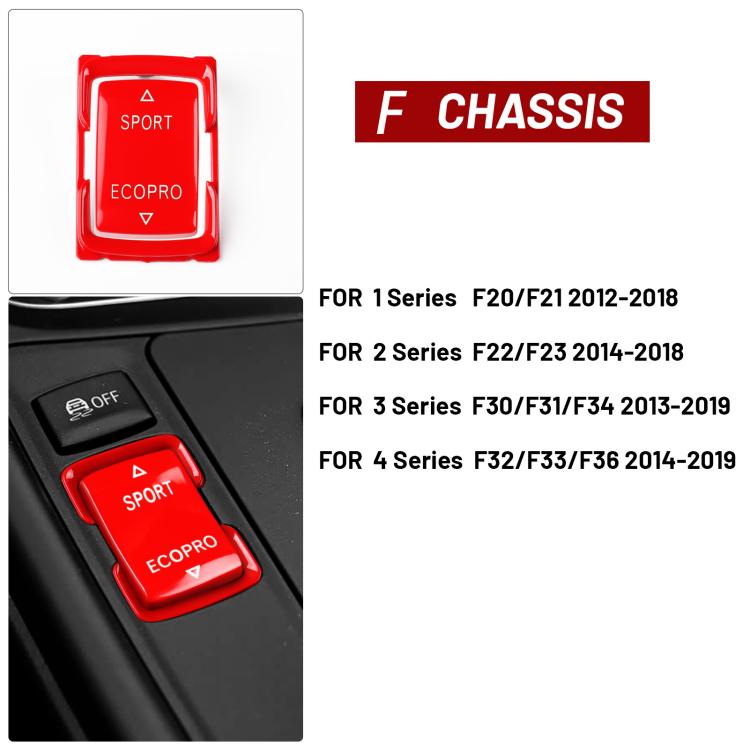 2pcs /Set Gear Mode Switch Button Box For BMW 1 Series F20 F21 / 2 Series F22 F23 / 3 Series F30 F31 F34 / 4 Series F32 F33 F36