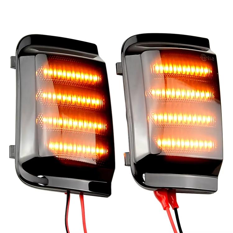 1 Pair Dynamic LED Side Mirror Turn Signal Light Assembly For Fiat Ducato / Peugeot Boxer / Ram ProMaster / Citroen Jumper Relay 2006-2019