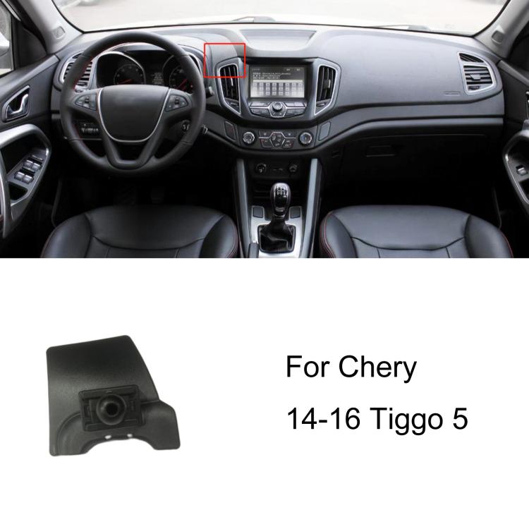 For Chery Left-Hand Drive Car Phone Holder Base, 14-16 Tiggo 5, 17-19 Tiggo 5X / 18 Tiggo 8, 18-20 Tiggo 3X, 19-21  Arrizo 5 / Arrizo 5 PLUS / Arrizo GX, 17-22 Little Ant, 19-23 Tiggo 8 / 20-22 Tiggo 7 / 20-22 Tiggo 5X, 21-22 QQ Ice Cream              ...