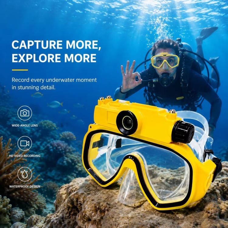 FSD191 HD Action Camera With 15M Diving Goggles Wi-Fi Connectivity For Snorkeling Swimming Photos Videos