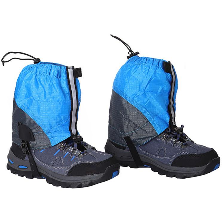 1 Pair AOTU AT8917 With Reflective Strip Outdoor Mountaineering Hiking Snowproof Footwear Desert Sandproof Shoe Covers
