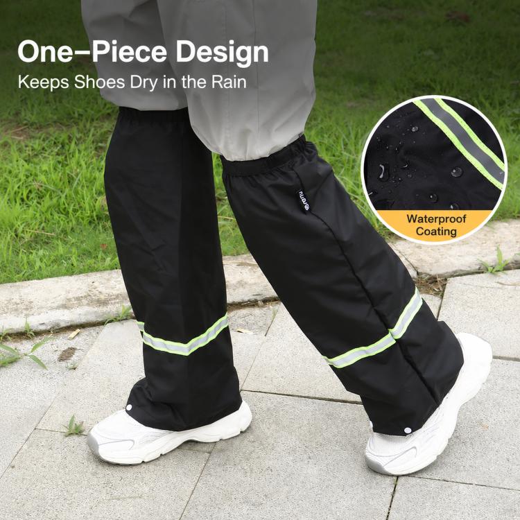 1 Pair AOTU AT9013 Waterproof Leg Gaiters Adjustable Rain Boot Covers Dirtproof Leggings Sleeves For Cycling Gardening, M, L, XL