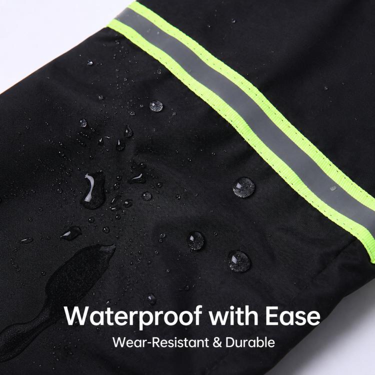 1 Pair AOTU AT9013 Waterproof Leg Gaiters Adjustable Rain Boot Covers Dirtproof Leggings Sleeves For Cycling Gardening, M, L, XL
