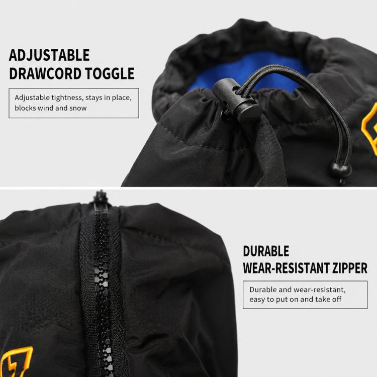 1 Pair AOTU AT8903 Waterproof Hiking Snow Gaiters Warm Fleece Lined Leg Gaiters, AT8903