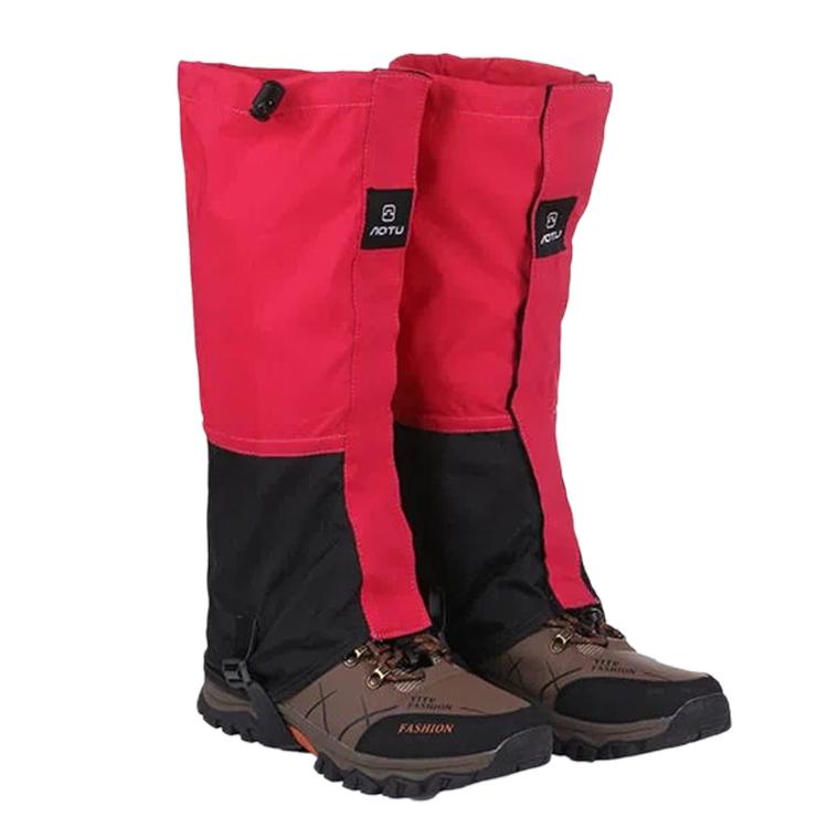 1 Pair AOTU AT8908 Waterproof Hiking Leg Gaiters Adjustable Snow Gaiters With TPU Strap For Outdoor Walking Hunting