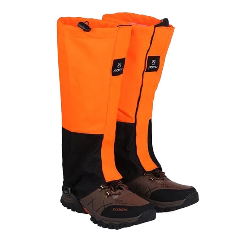 1 Pair AOTU AT8908 Waterproof Hiking Leg Gaiters Adjustable Snow Gaiters With TPU Strap For Outdoor Walking Hunting