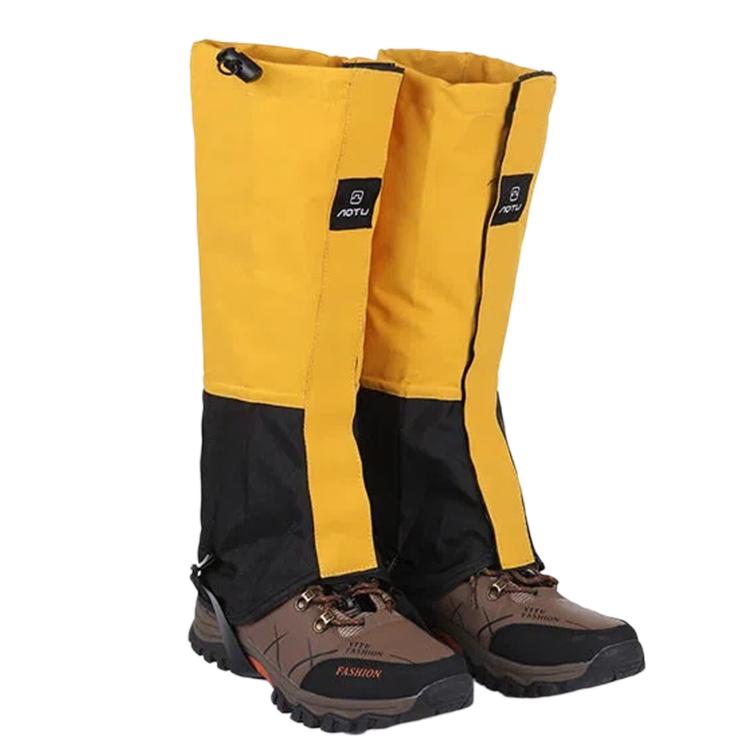 1 Pair AOTU AT8908 Waterproof Hiking Leg Gaiters Adjustable Snow Gaiters With TPU Strap For Outdoor Walking Hunting