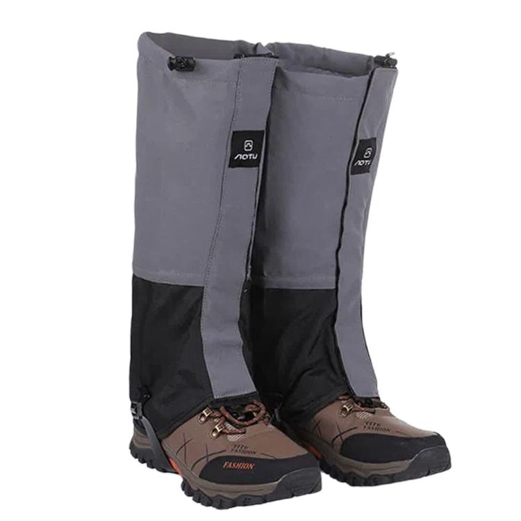1 Pair AOTU AT8908 Waterproof Hiking Leg Gaiters Adjustable Snow Gaiters With TPU Strap For Outdoor Walking Hunting
