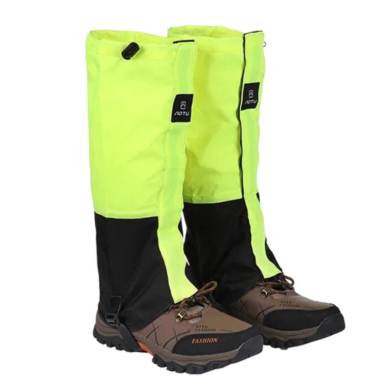 1 Pair AOTU AT8908 Waterproof Hiking Leg Gaiters Adjustable Snow Gaiters With TPU Strap For Outdoor Walking Hunting