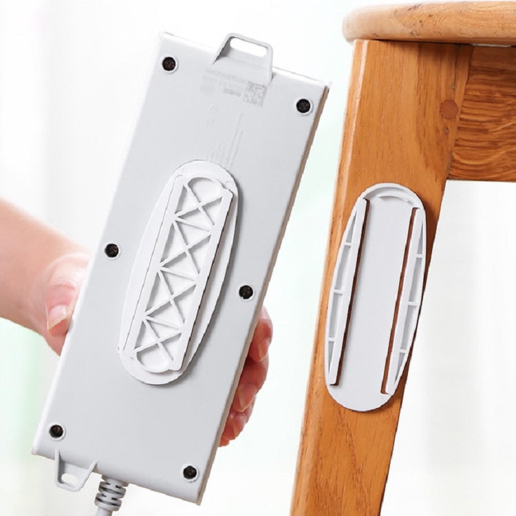 10 PCS Plug-in Wire Finisher Board Holder Wall-mounted Board Router Holder, Oval, Square