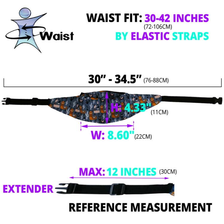 Colorful Waist Bag Fanny Packs Style Belt Bag Women Waist Pack Travelling Bag