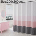 Geometric Shower Curtain Waterproof Bath Bathroom Curtain, With 200 x Height 200cm, With 100 x Height 200cm, With 120 x Height 200cm, With 150 x Height 200cm, With 220 x Height 200cm, With 260 x Height 200cm, With 280 x Height 200cm                    ...