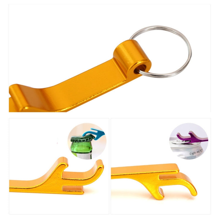 LsCook 5 PCS Aluminum Wine Bear Bottle Opener Ring Keychain Key Chain, Random Color Delievery, Bear Bottle Opener